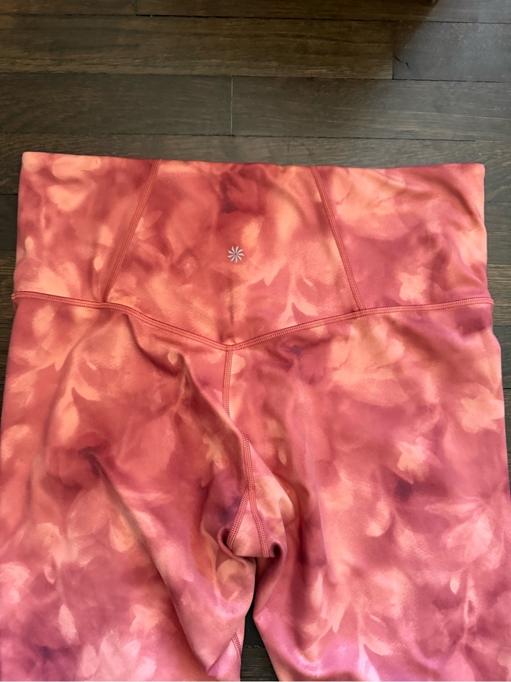 Athleta Serene Island Coral Leggings - Picture 6 of 8
